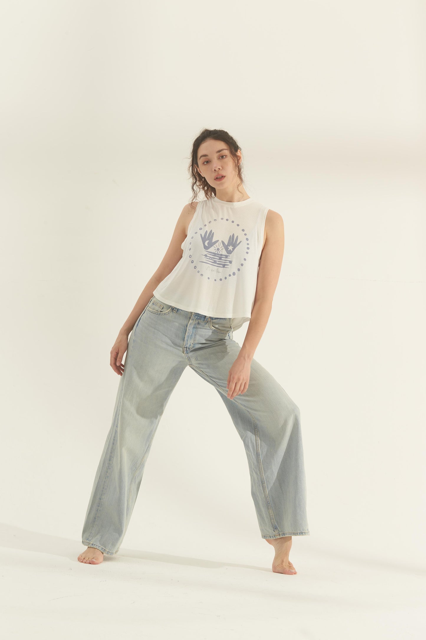 Surf's Up Crop Tank